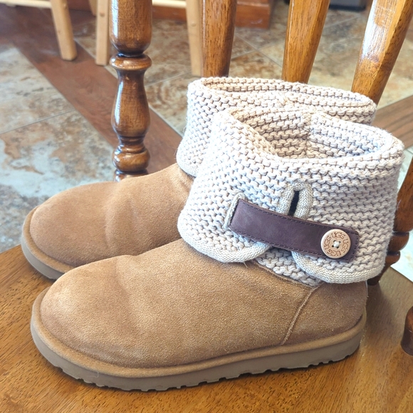 UGG Shoes - UGG Boots with Sweater Cuffs